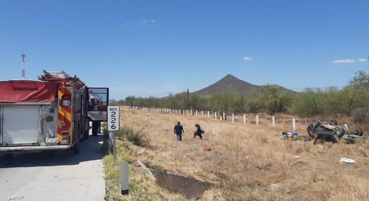 Fuerte accidente deja sin vida a una mujer en la carretera Hermosillo-Guaymas