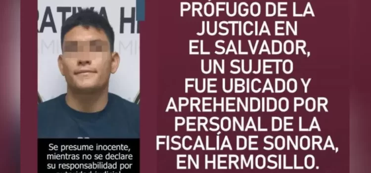 Integrante de Mara Salvatrucha es detenido en Hermosillo