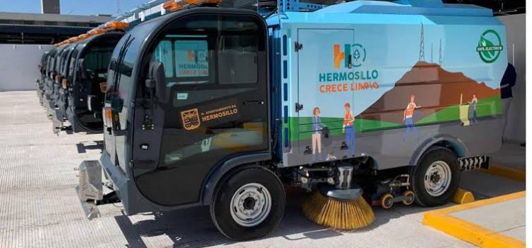 Adquiere Ayuntamiento de Hermosillo primeras barredoras eléctricas