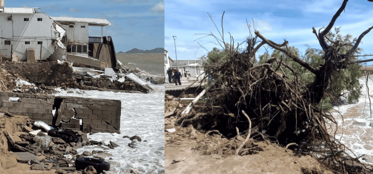 Los daños que dejó ‘Hilary’ sobre la Costa de Hermosillo