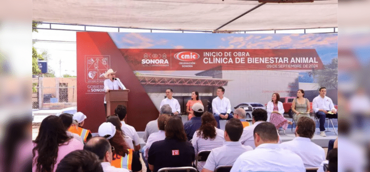 Arranca construcción de la Clínica de Bienestar Animal en Sonora