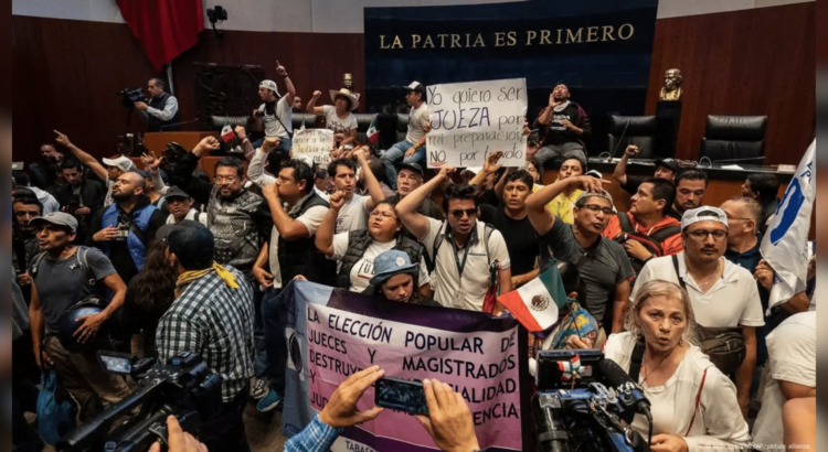 «La reforma va»: el Senado avala elección popular de jueces en medio de protestas