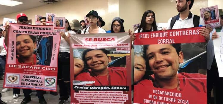 Vuelven a manifestarse para exigir localización del joven Jesús Enrique