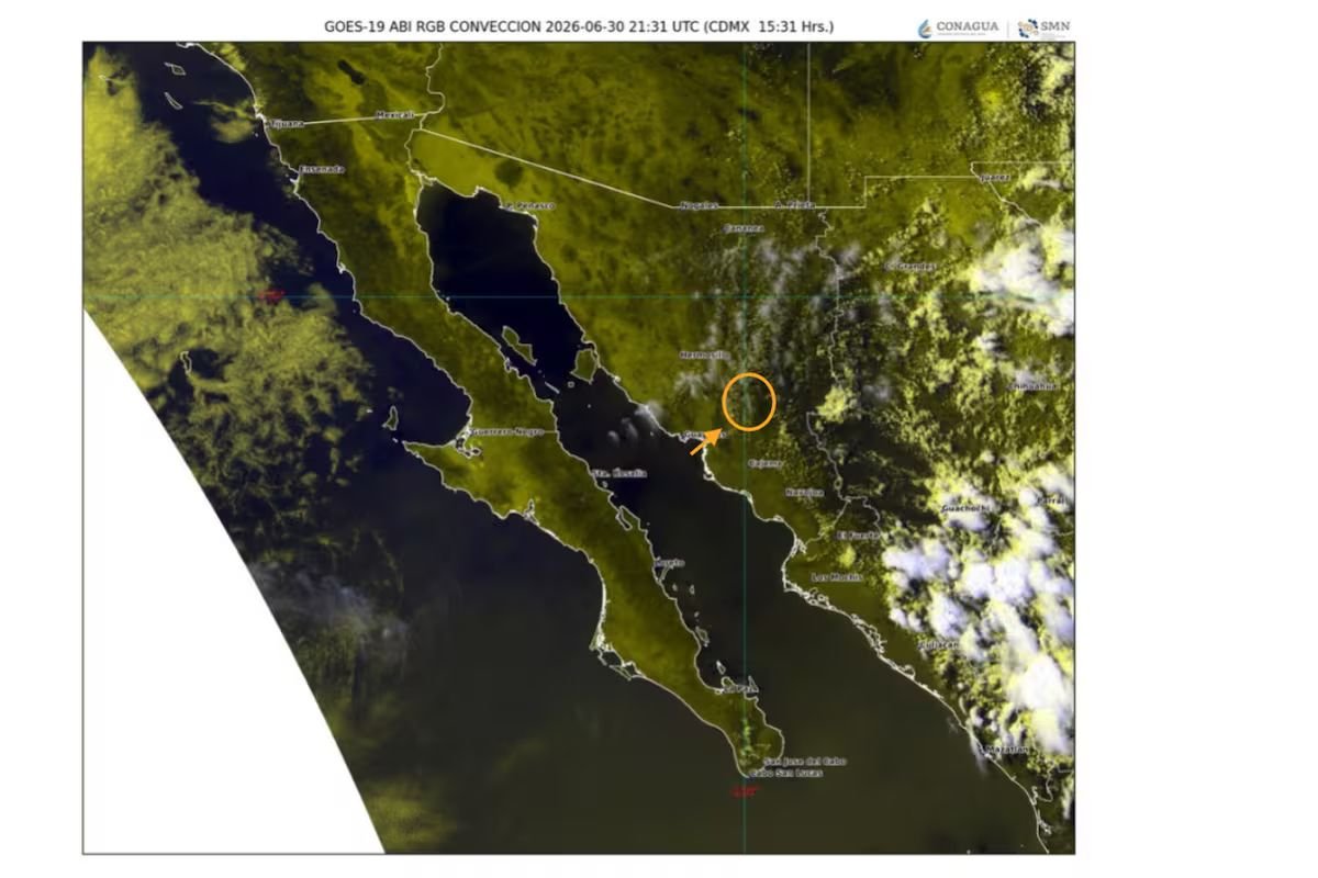 Brisa marina llegaría a Sonora y podría provocar chubascos, viento y granizo en La Colorada, Suaqui Grande y norte de Guaymas