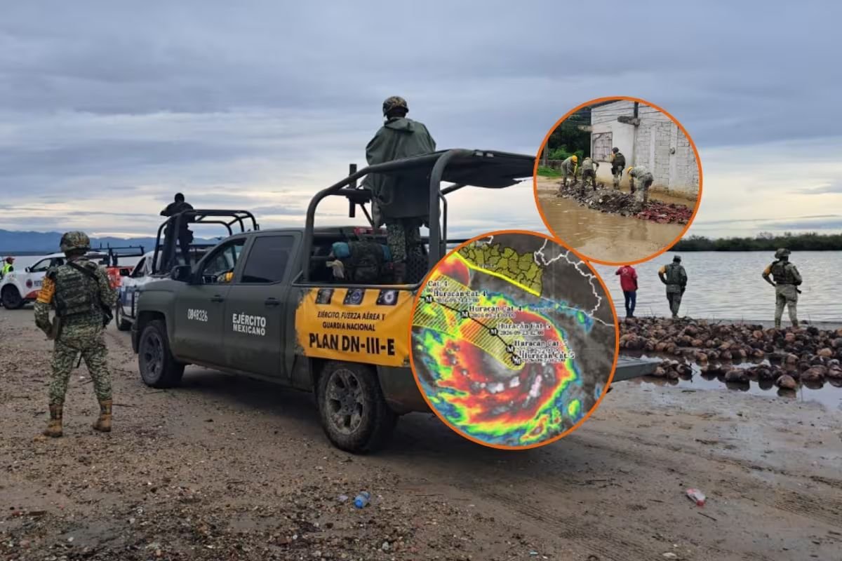 Marina prepara más de 3 mil elementos, buques y equipo en Sonora y Baja California ante posibles emergencias por huracán Polo