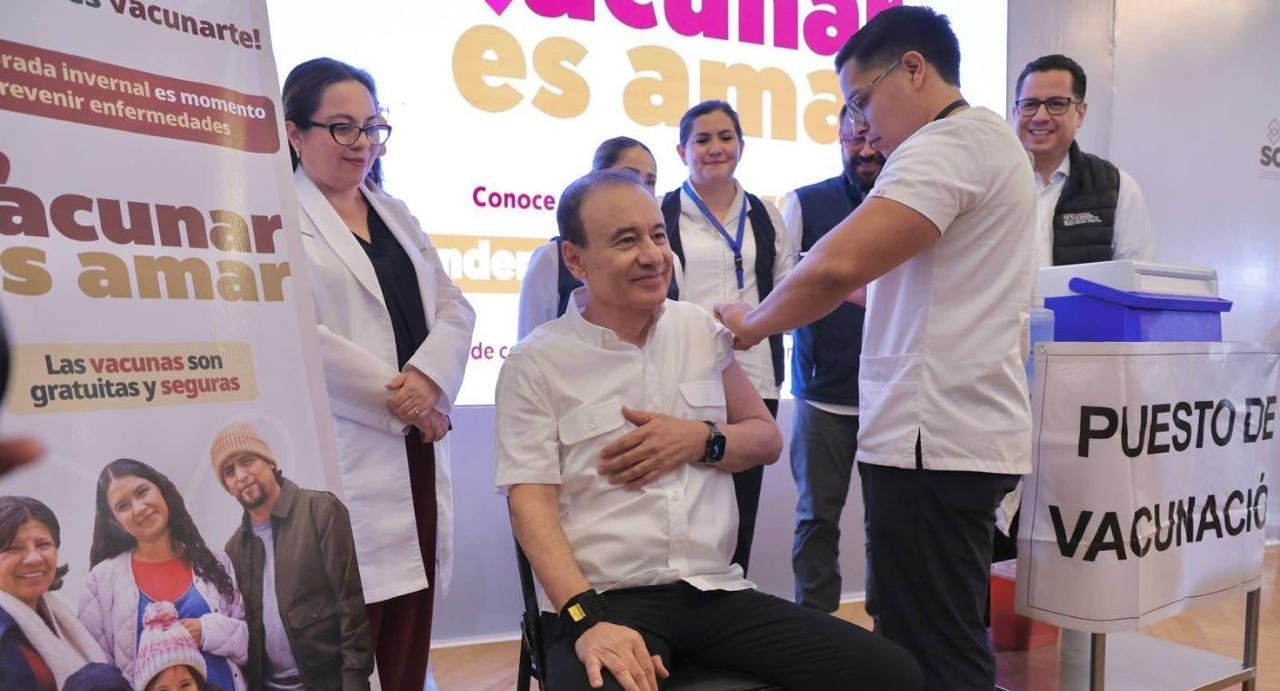 Arranca vacunación contra influenza y COVID-19 en Sonora; aplicarán más de 1.3 millones de dosis